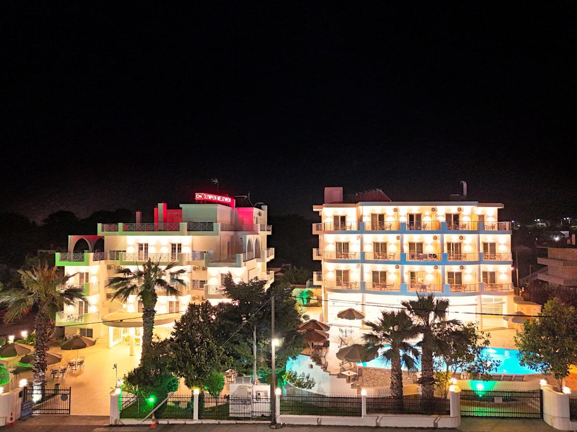 Hotel Olympion Melathron Platamonas Exterior foto