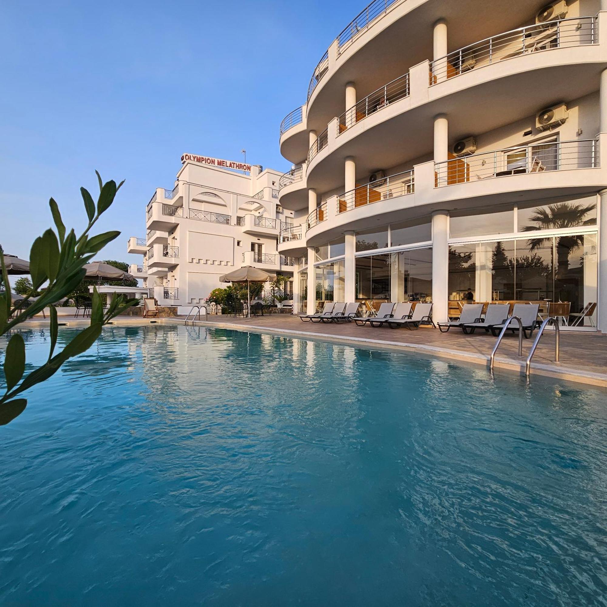 Hotel Olympion Melathron Platamonas Exterior foto